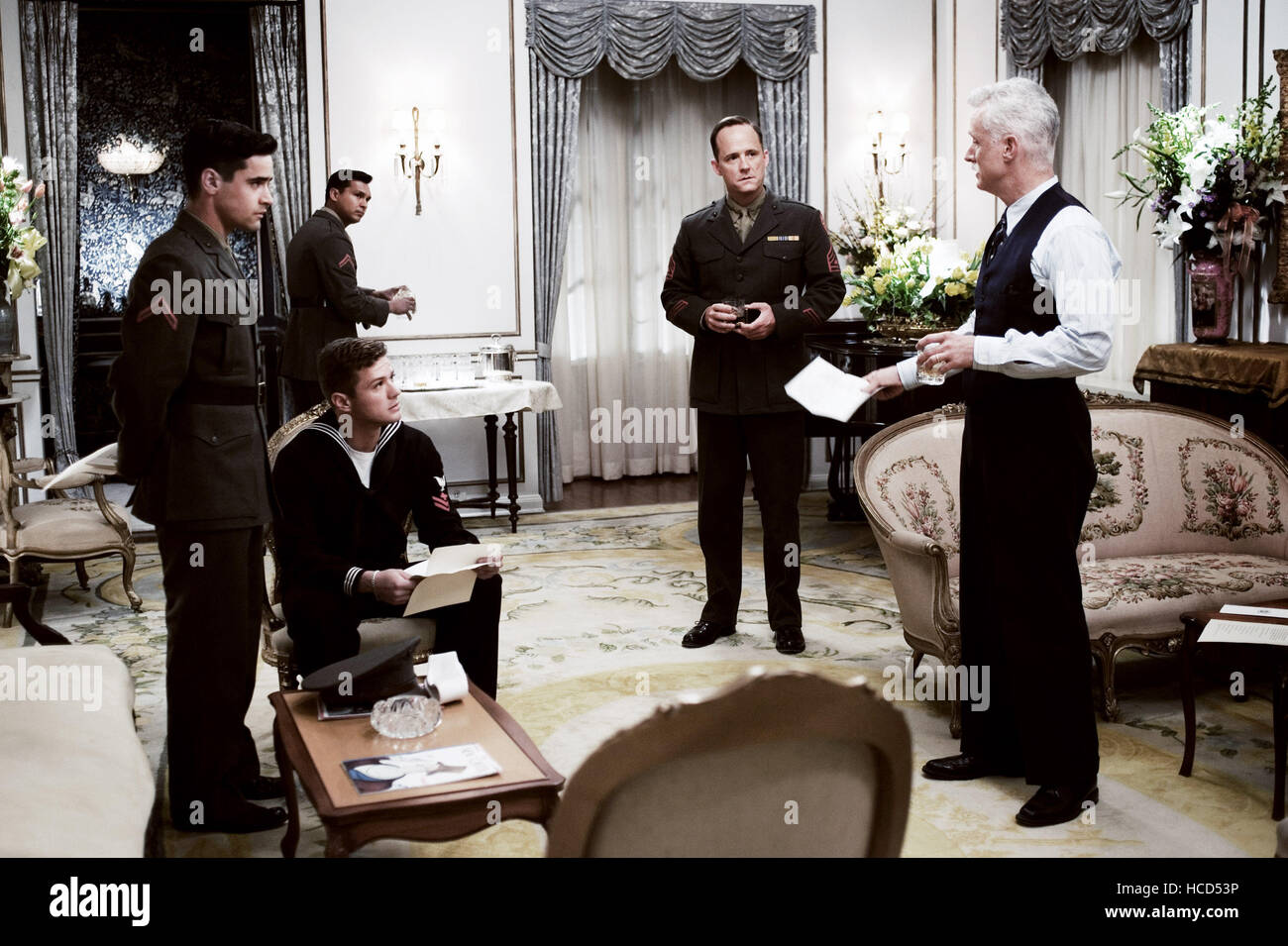 FLAGS OF OUR FATHERS, Jesse Bradford (left foreground), Ryan Phillippe