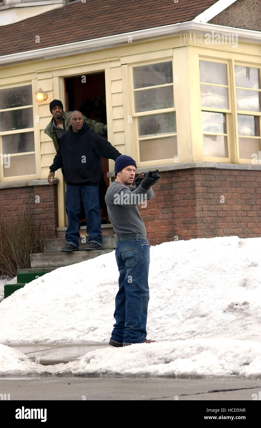 FOUR BROTHERS, Andre Benjamin, Tyrese Gibson, Mark Wahlberg, 2005, (c