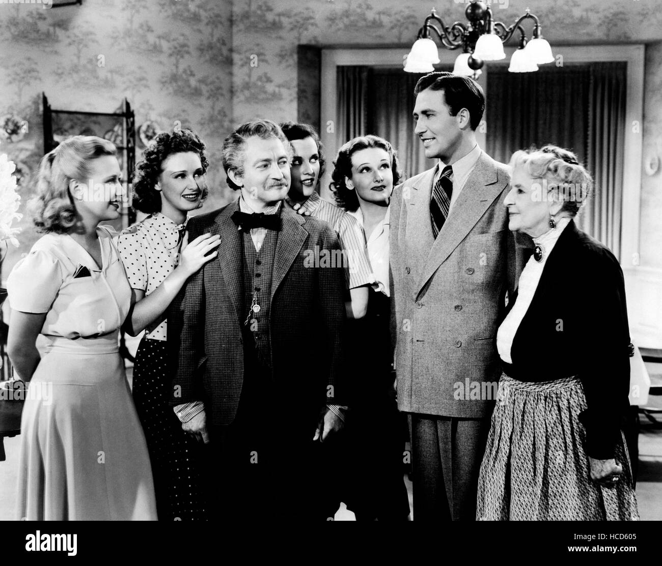 FOUR DAUGHTERS, from left Priscilla Lane, Rosemary Lane, Claude Rains