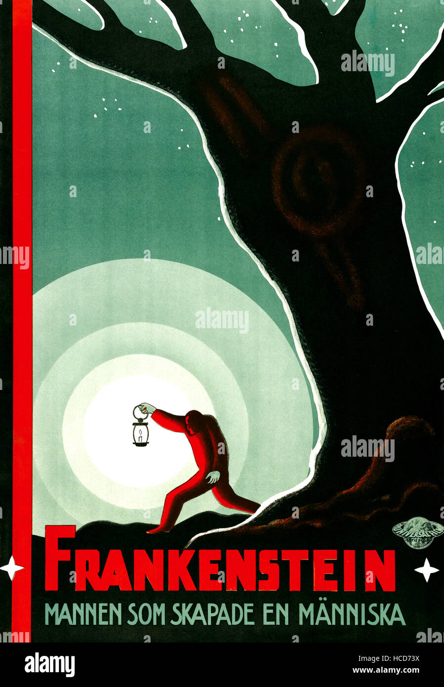 FRANKENSTEIN, Boris Karloff as the Frankenstein monster on Swedish ...