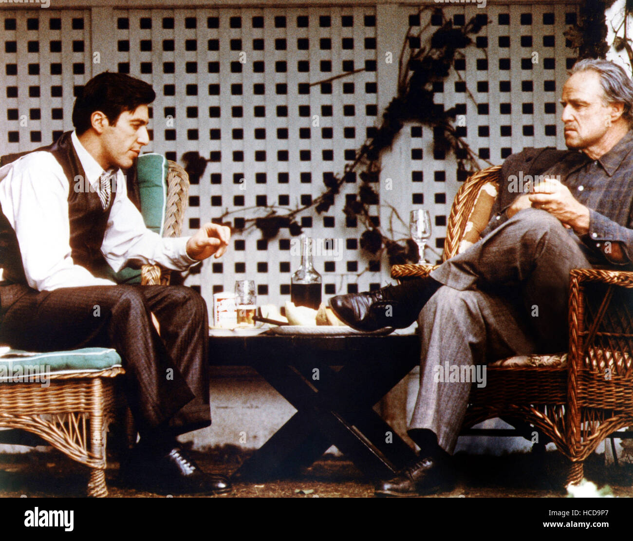 THE GODFATHER, Al Pacino, Marlon Brando, 1972 Stock Photo - Alamy