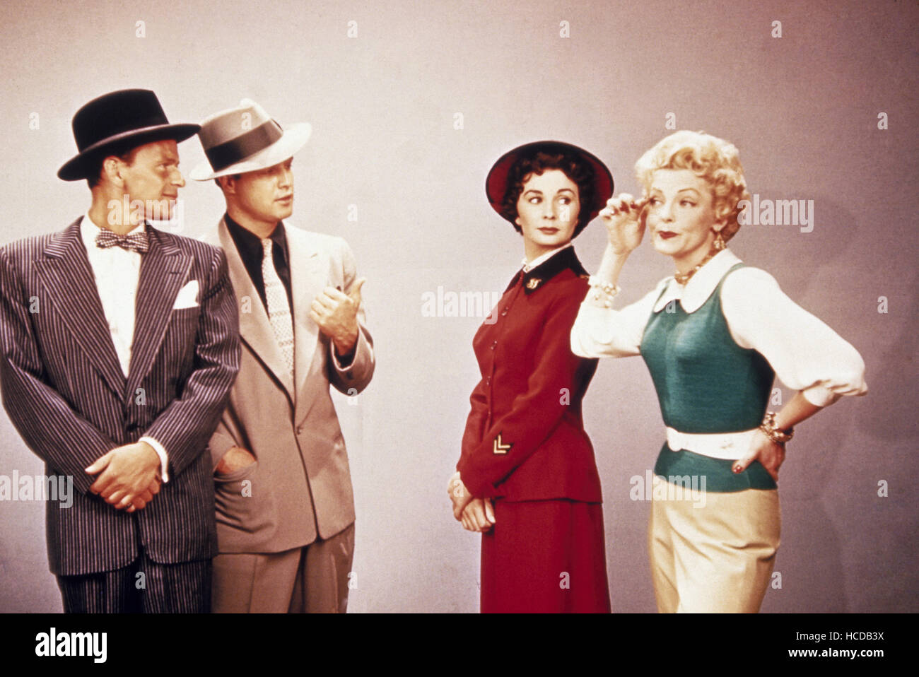 GUYS AND DOLLS, Frank Sinatra, Marlon Brando, Jean Simmons, Vivian