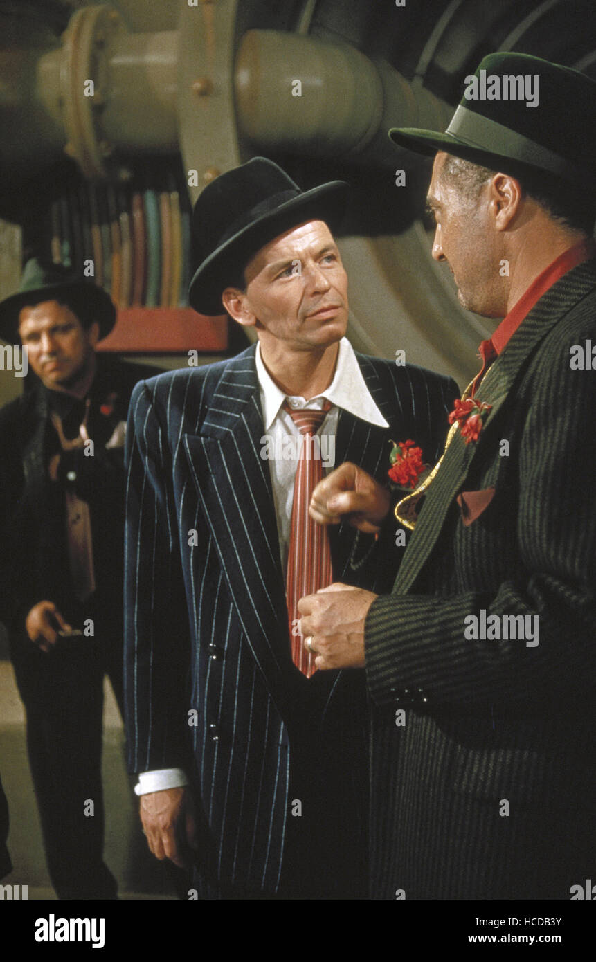 GUYS AND DOLLS, Frank Sinatra, Sheldon Leonard, 1955 Stock Photo Alamy