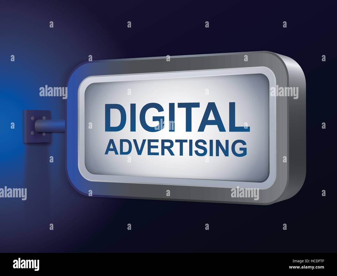 Digital advertising Stock Vector Images Alamy