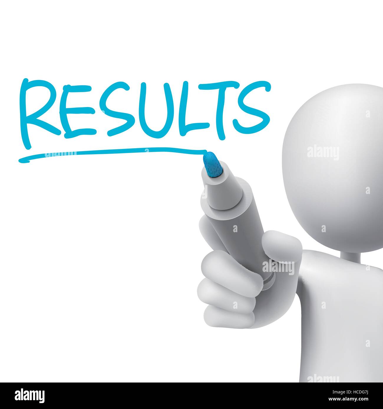 results word written by 3d man over white Stock Vector Image & Art - Alamy