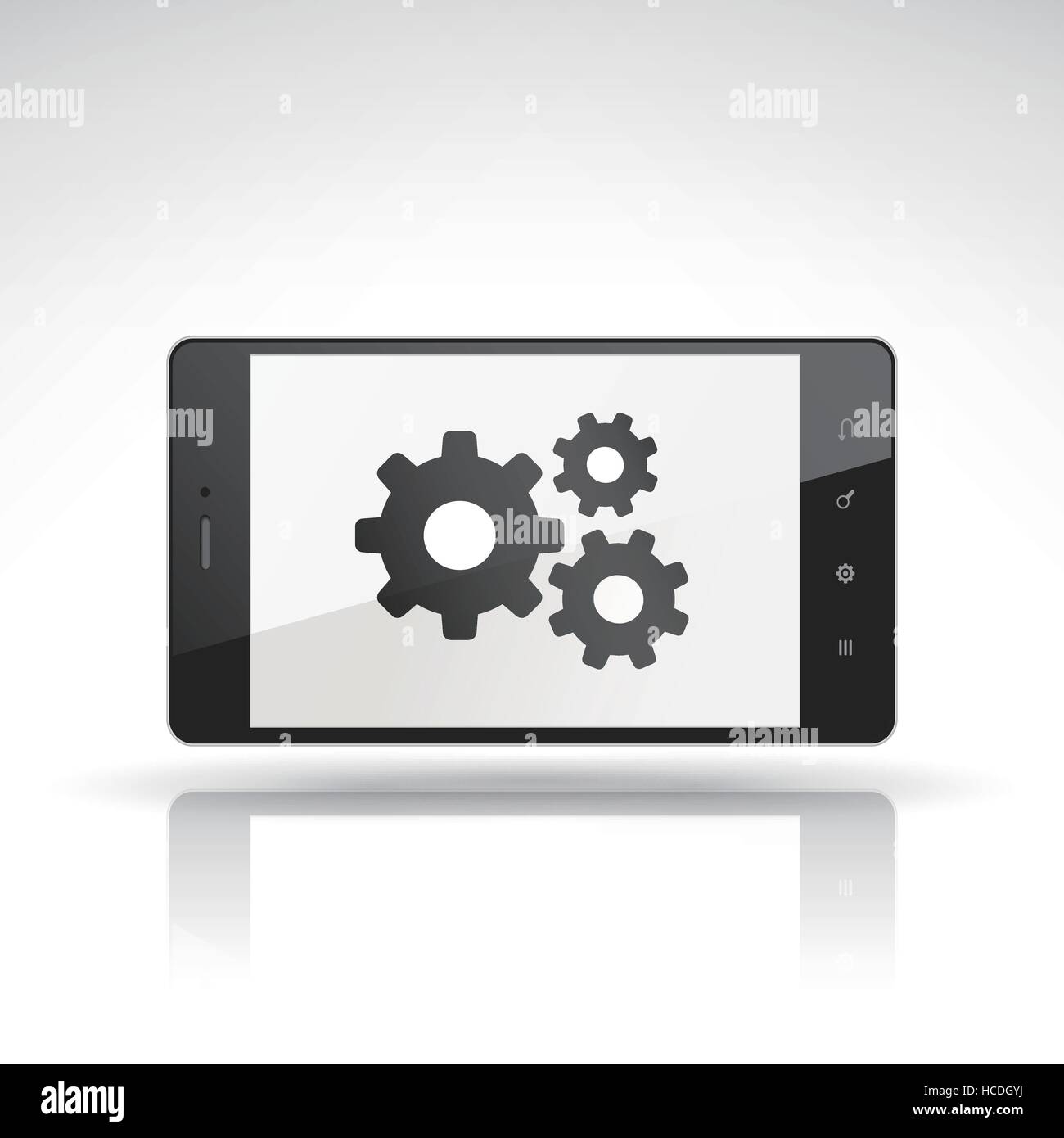 3d machine gears clock vector hi-res stock photography and images - Alamy