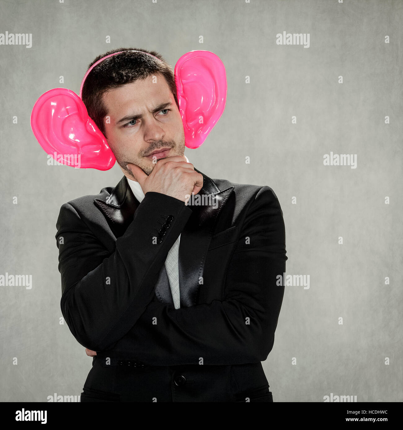 businessman thought over the plan Stock Photo - Alamy