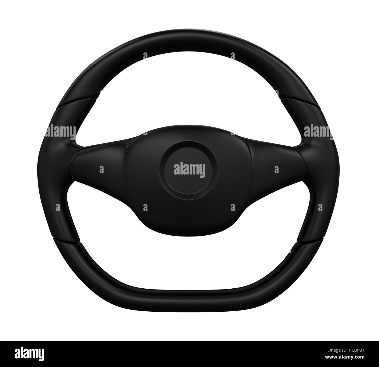 Steering Wheel Isolated Stock Photo