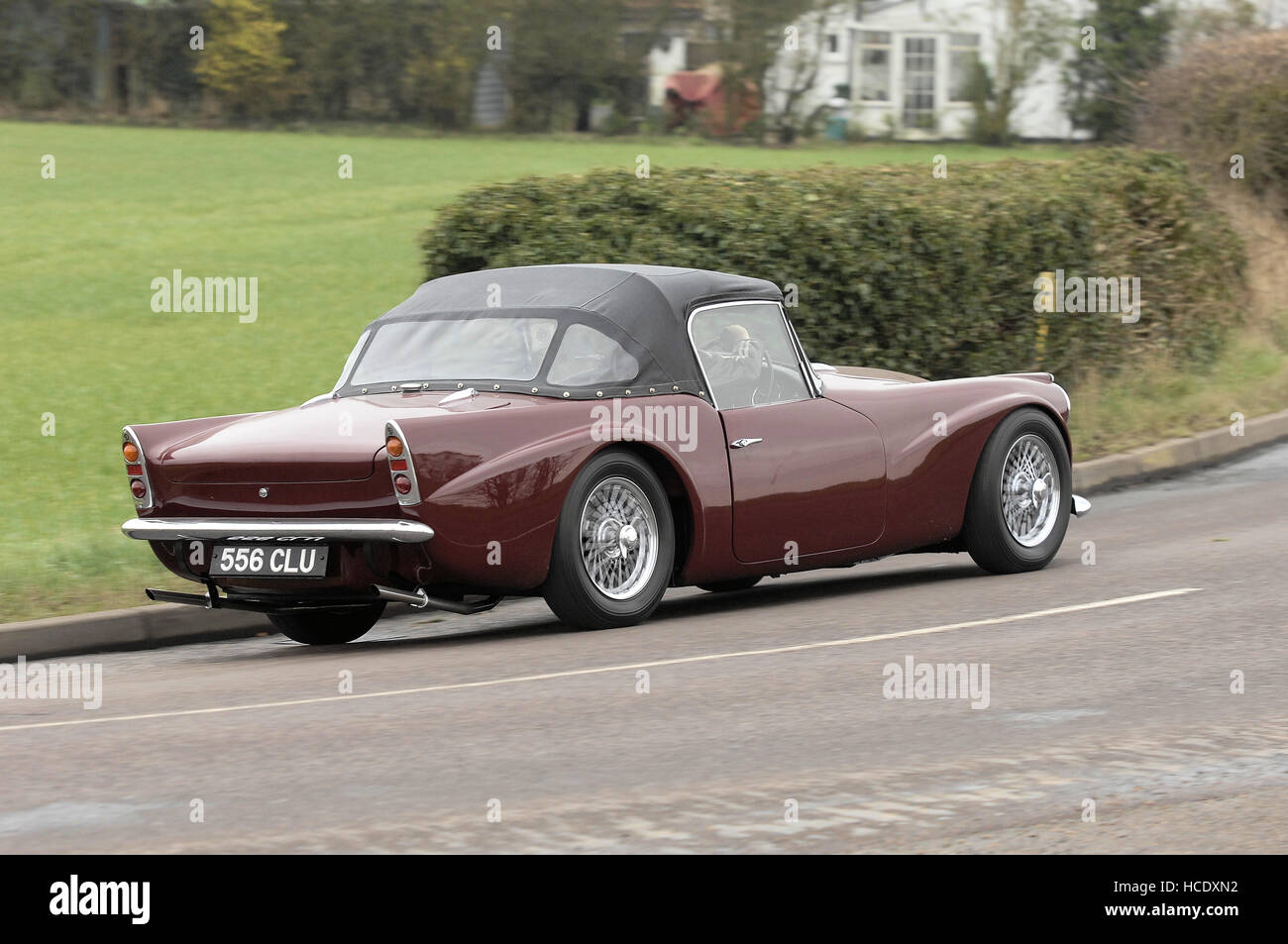 Daimler Dart action shot rear 3/4 Stock Photo Alamy