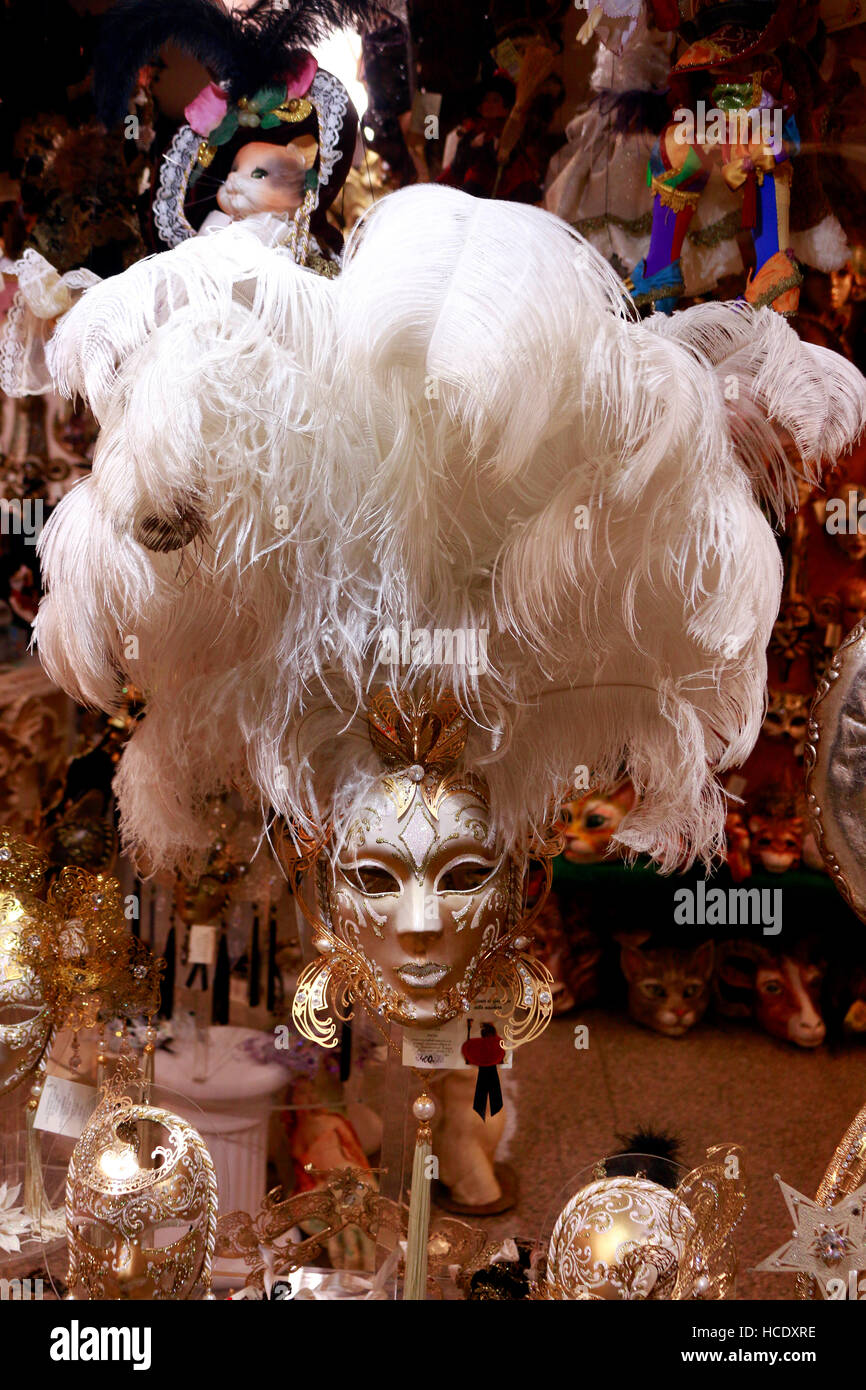 Impressionen: Masken, Karneval, Venedig, Italien. Stock Photo