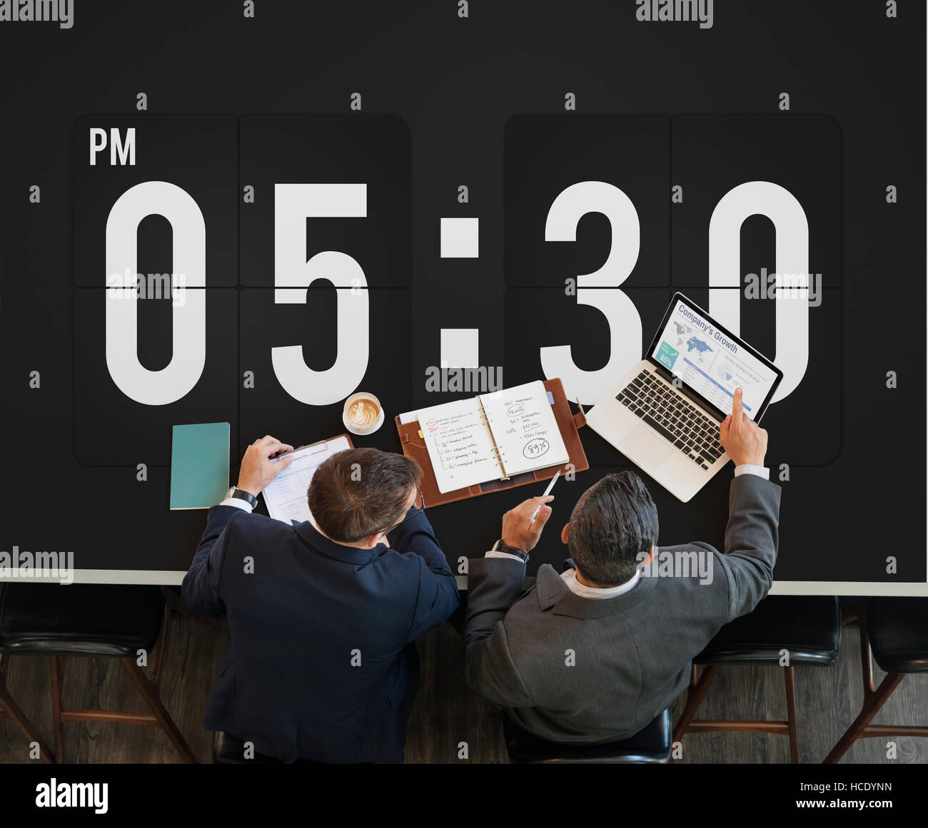 Clock Alarm Punctual Time Management Personal Organizer Concept Stock