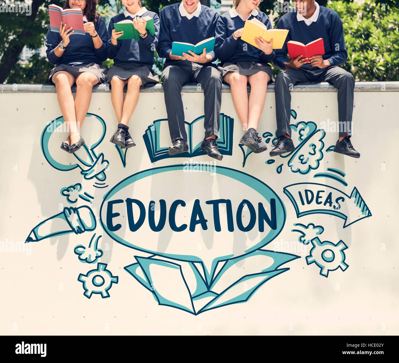Education Learning Study Knowledge Concept Stock Photo - Alamy
