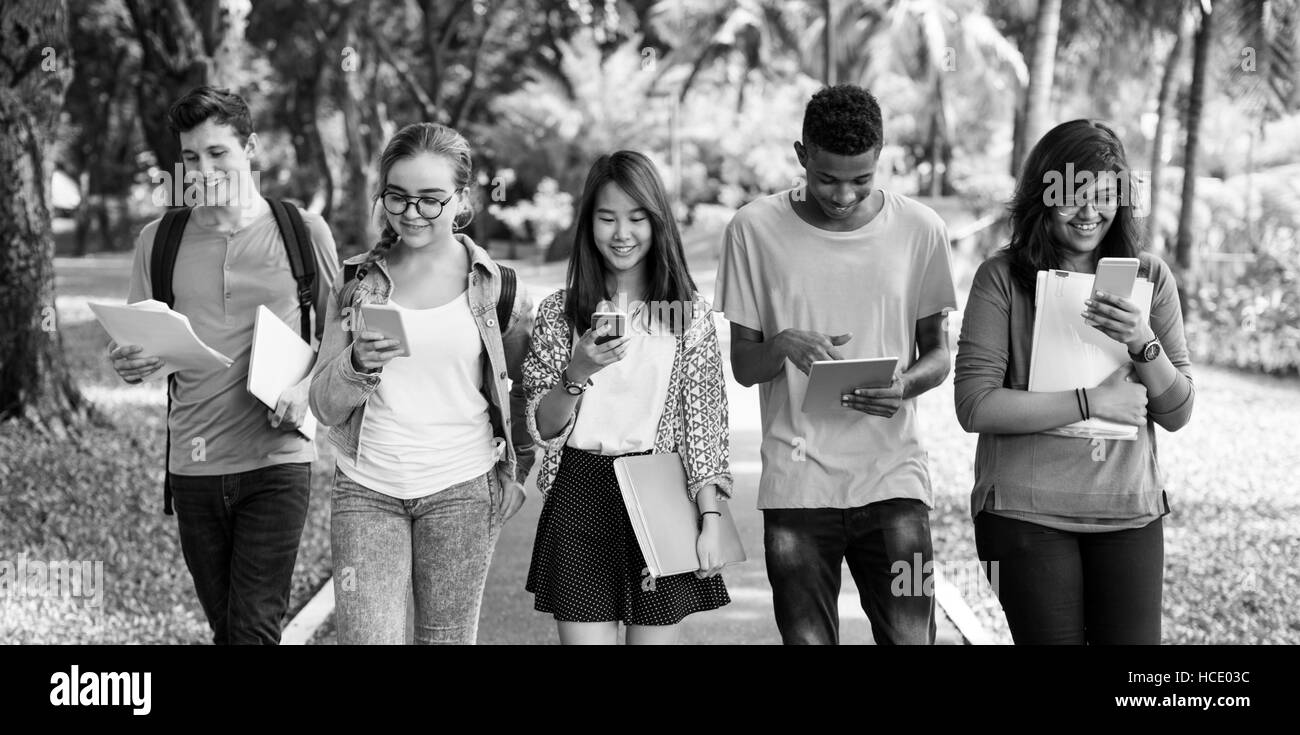 Happy Cheerful Guys Hanging Out Concept Stock Photo Alamy
