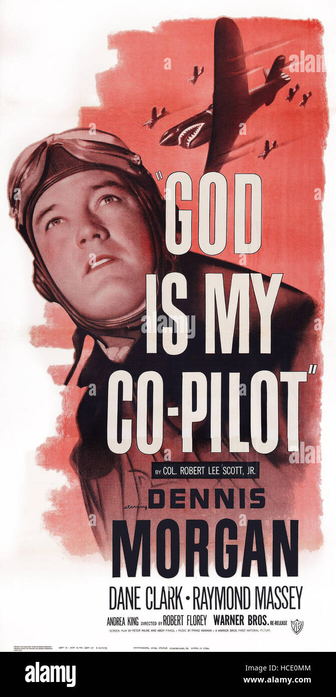 GOD IS MY COPILOT, US poster art, Dennis 1945 Stock
