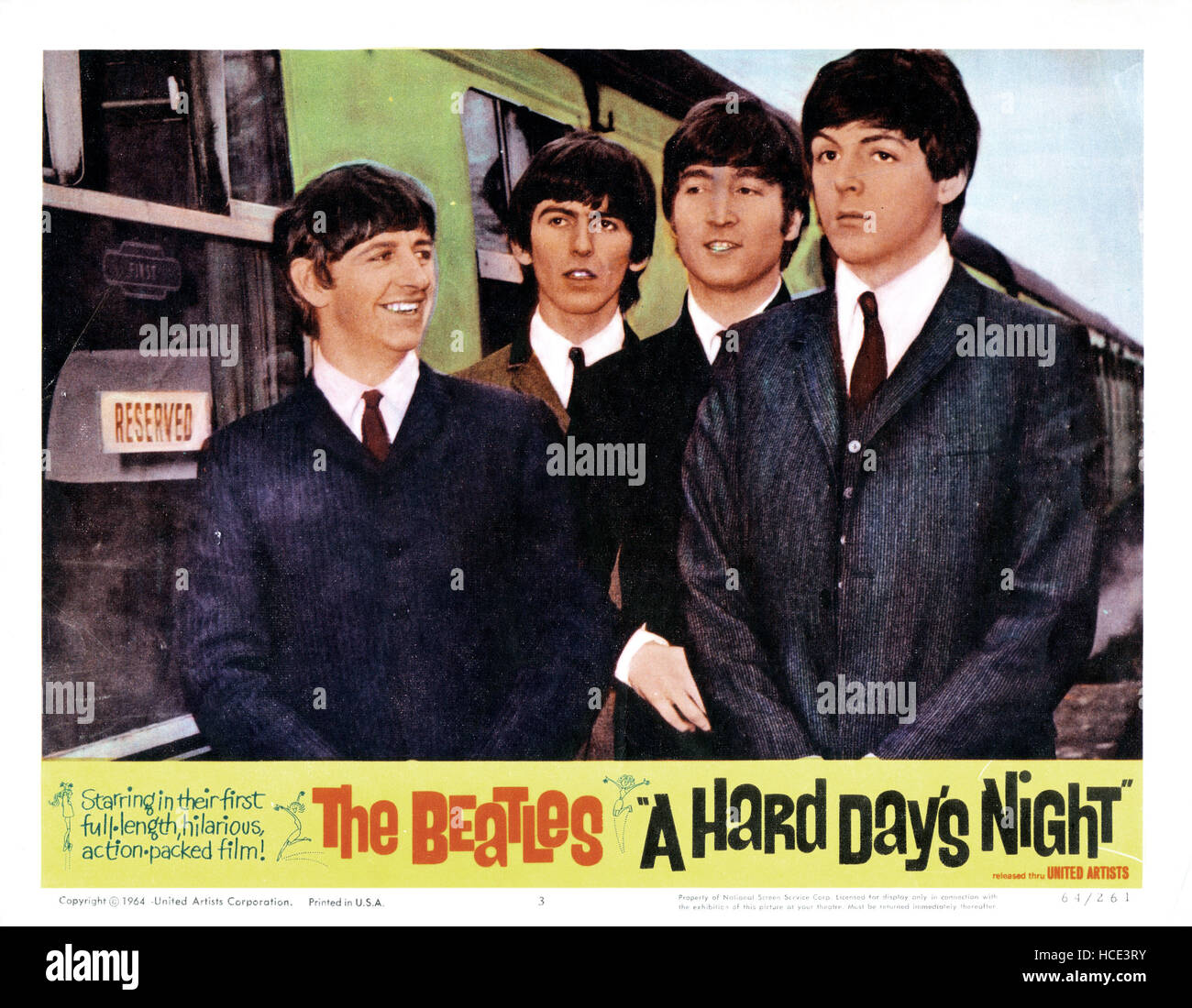 A HARD DAYS NIGHT,Ringo Starr, George Harrison, John lennon, Paul ...
