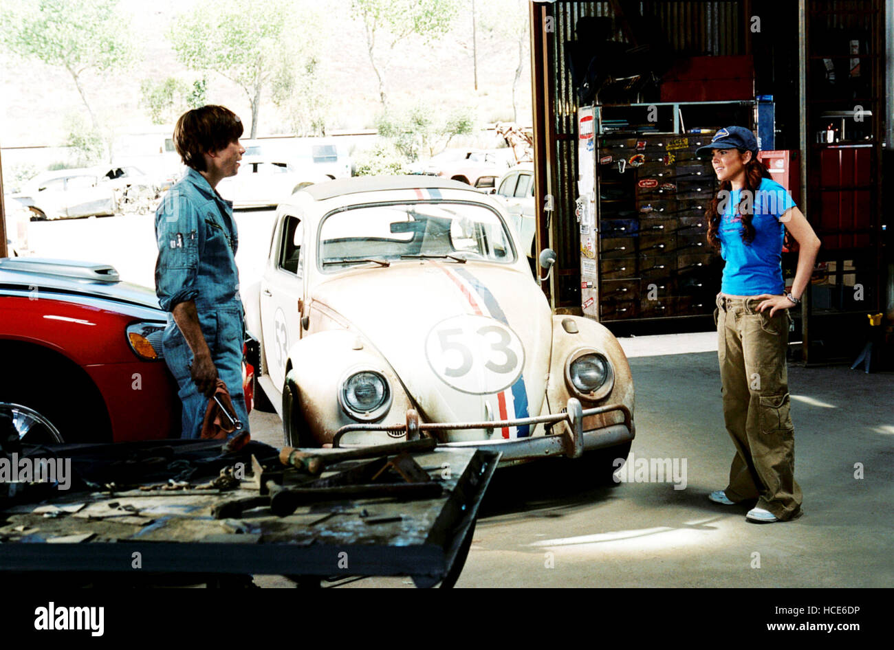 HERBIE FULLY LOADED, Justin Long, Lindsay Lohan, 2005, (c) Walt Disney