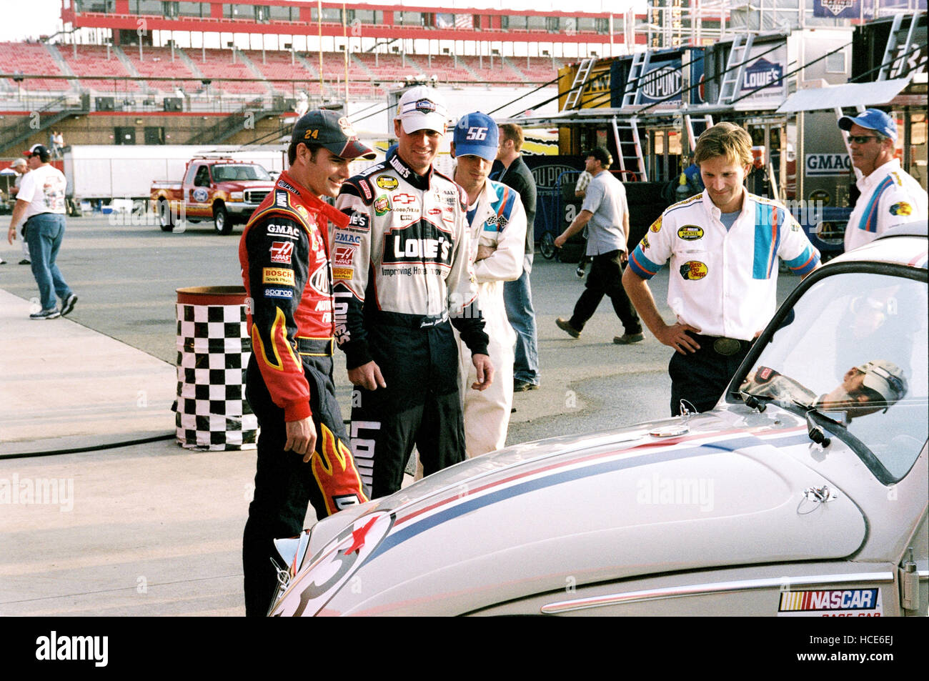 HERBIE FULLY LOADED, Jeff Gordon, Jimmie Johnson, Breckin Meyer, 2005