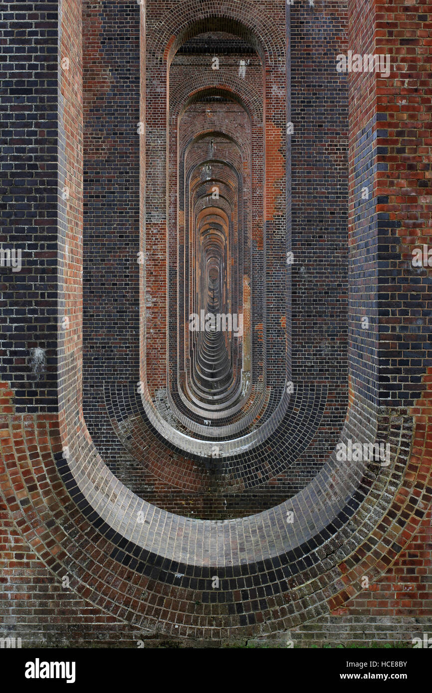 Ouse Valley Viaduct Stock Photo