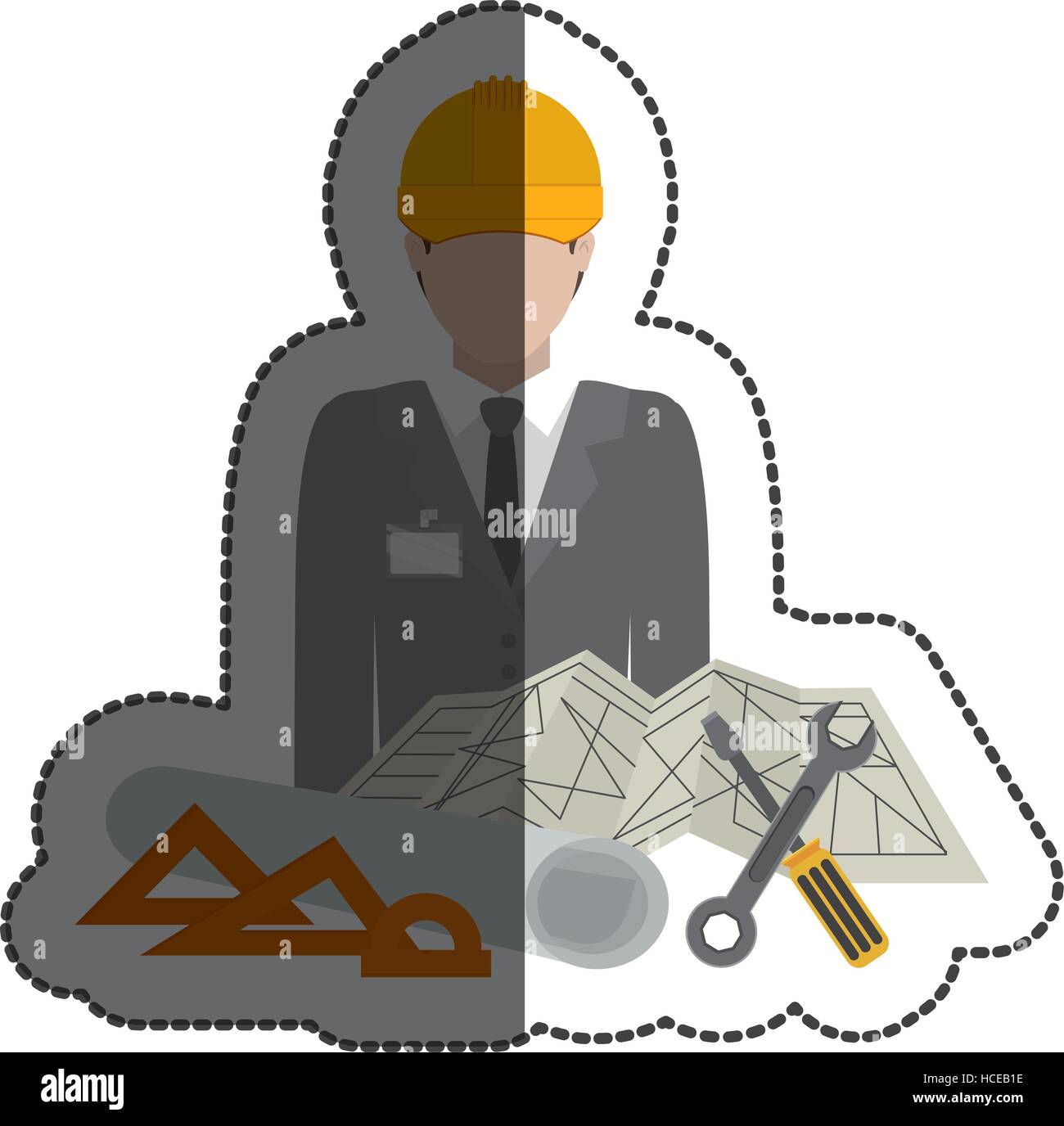 Isolated architect design Stock Vector Image & Art - Alamy