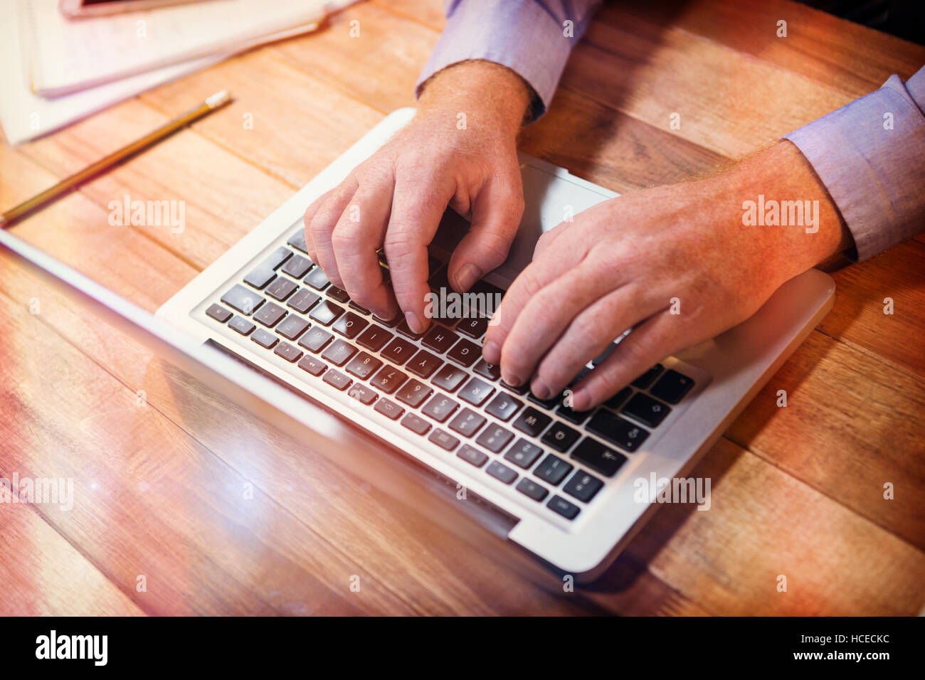 Hand businessman typing on laptop hi-res stock photography and images ...