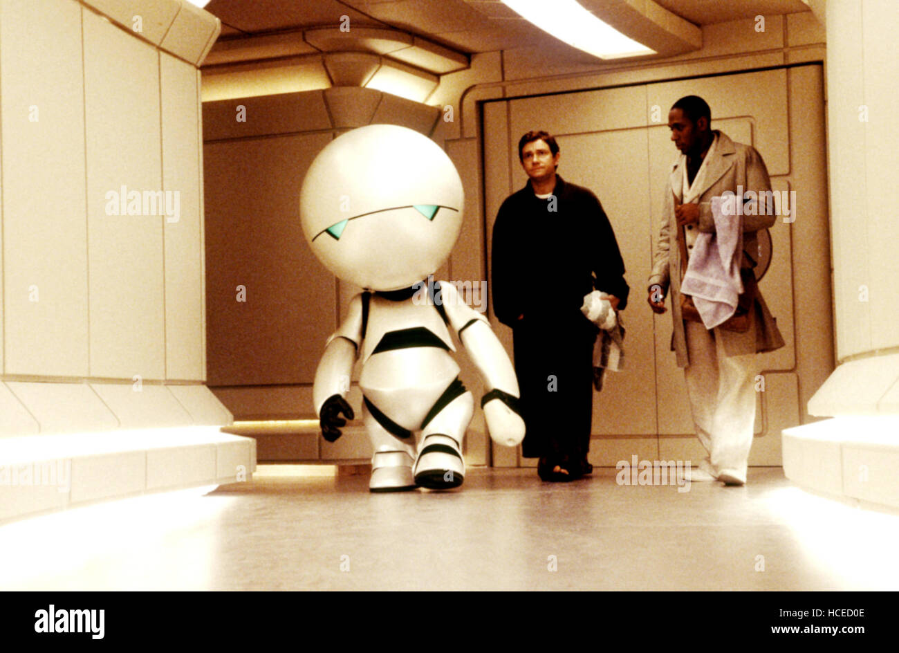 THE HITCHHIKER'S GUIDE TO THE GALAXY, Warwick Davis as Marvin the