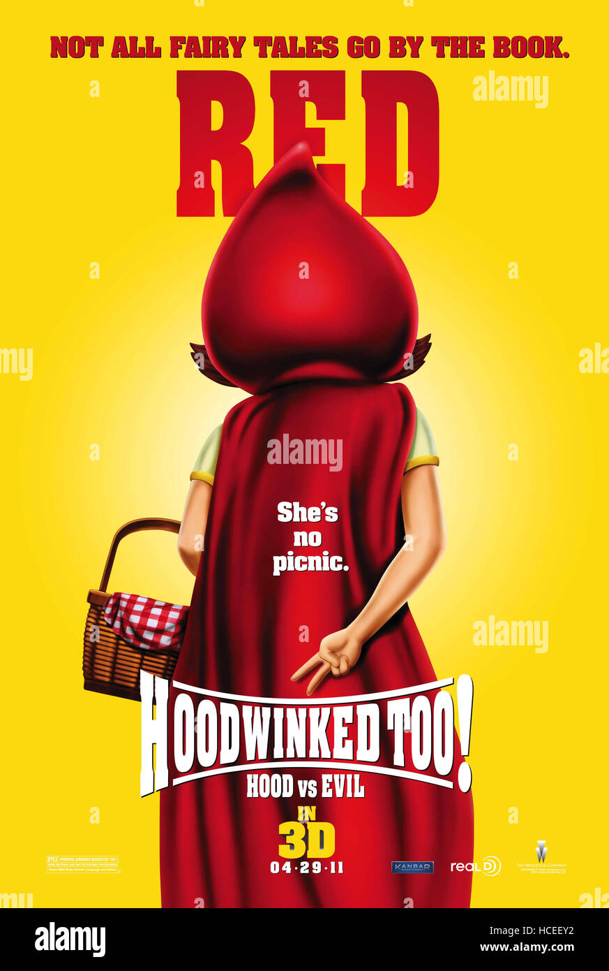 HOODWINKED TOO! HOOD VS. EVIL, Red Riding Hood on US poster art, 2011, ©The Weinstein Company ...