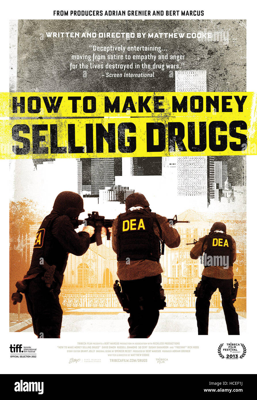 HOW TO MAKE MONEY SELLING DRUGS, US poster art, 2012.
