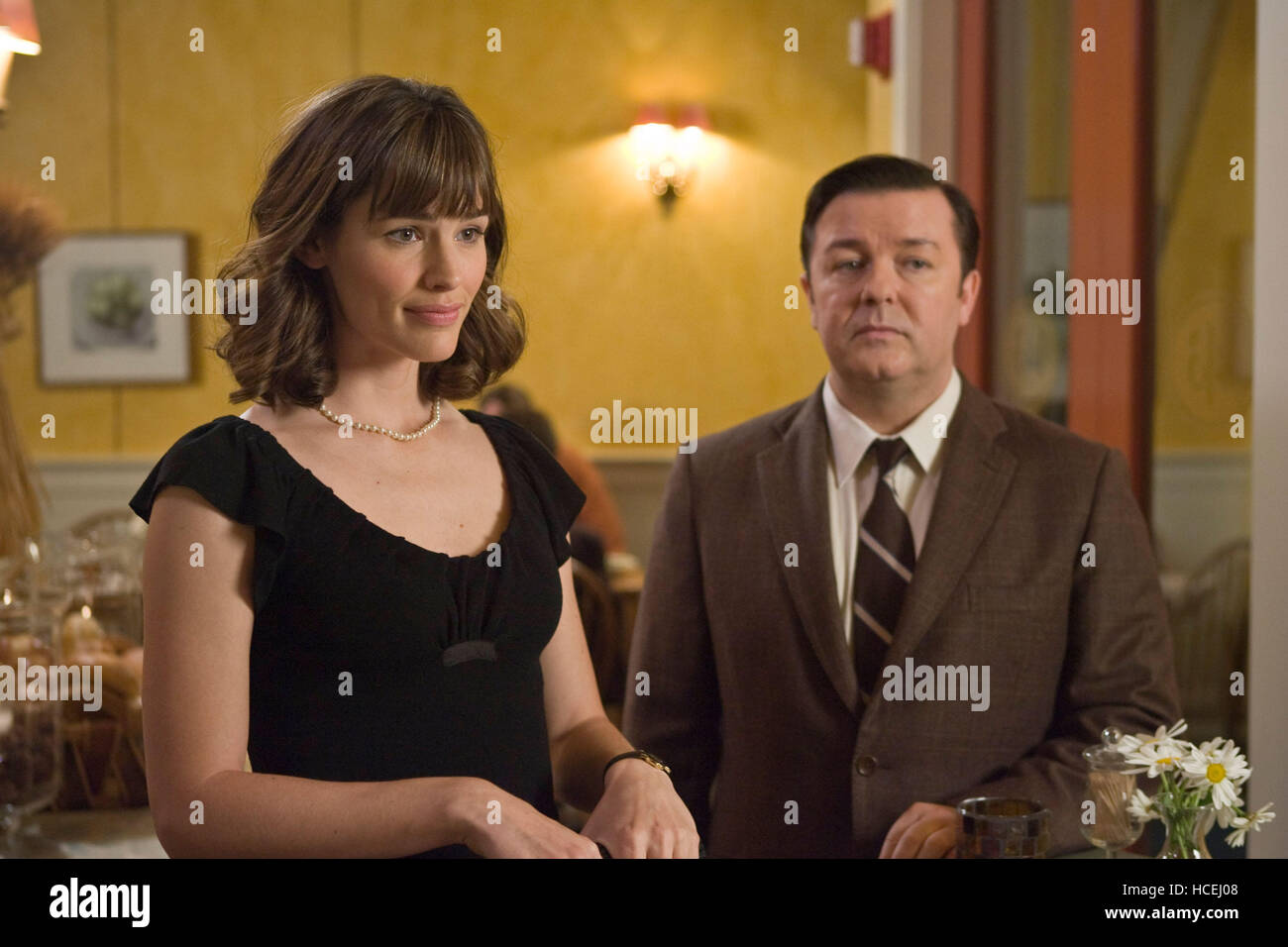 THE INVENTION OF LYING, from left: Jennifer Garner, Ricky Gervais, 2009