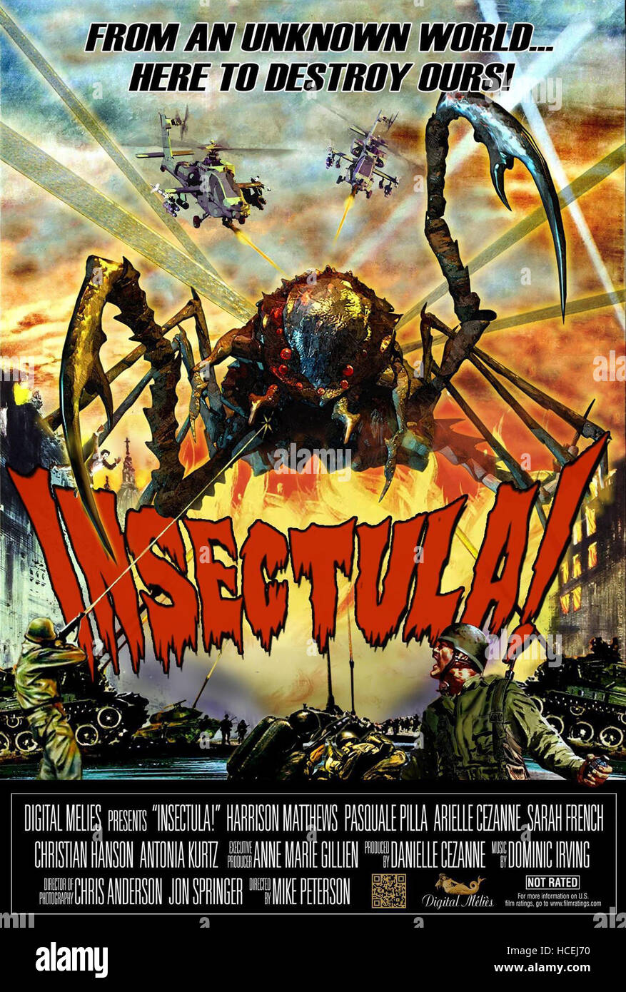 INSECTULA!, poster, 2015 Stock Photo - Alamy