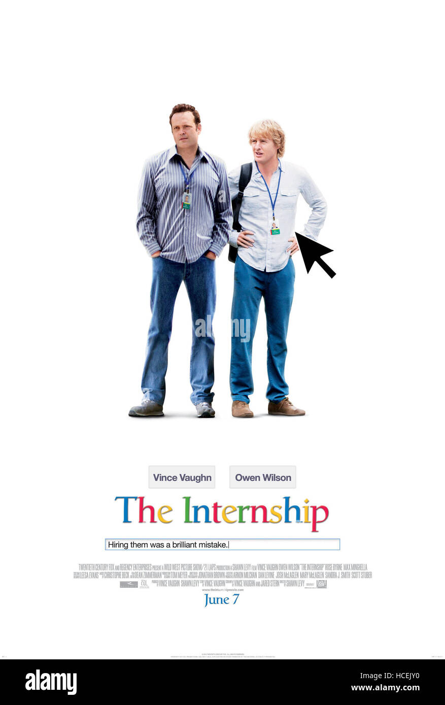 THE INTERNSHIP, US poster art, from left: Vince Vaughn, Owen Wilson ...