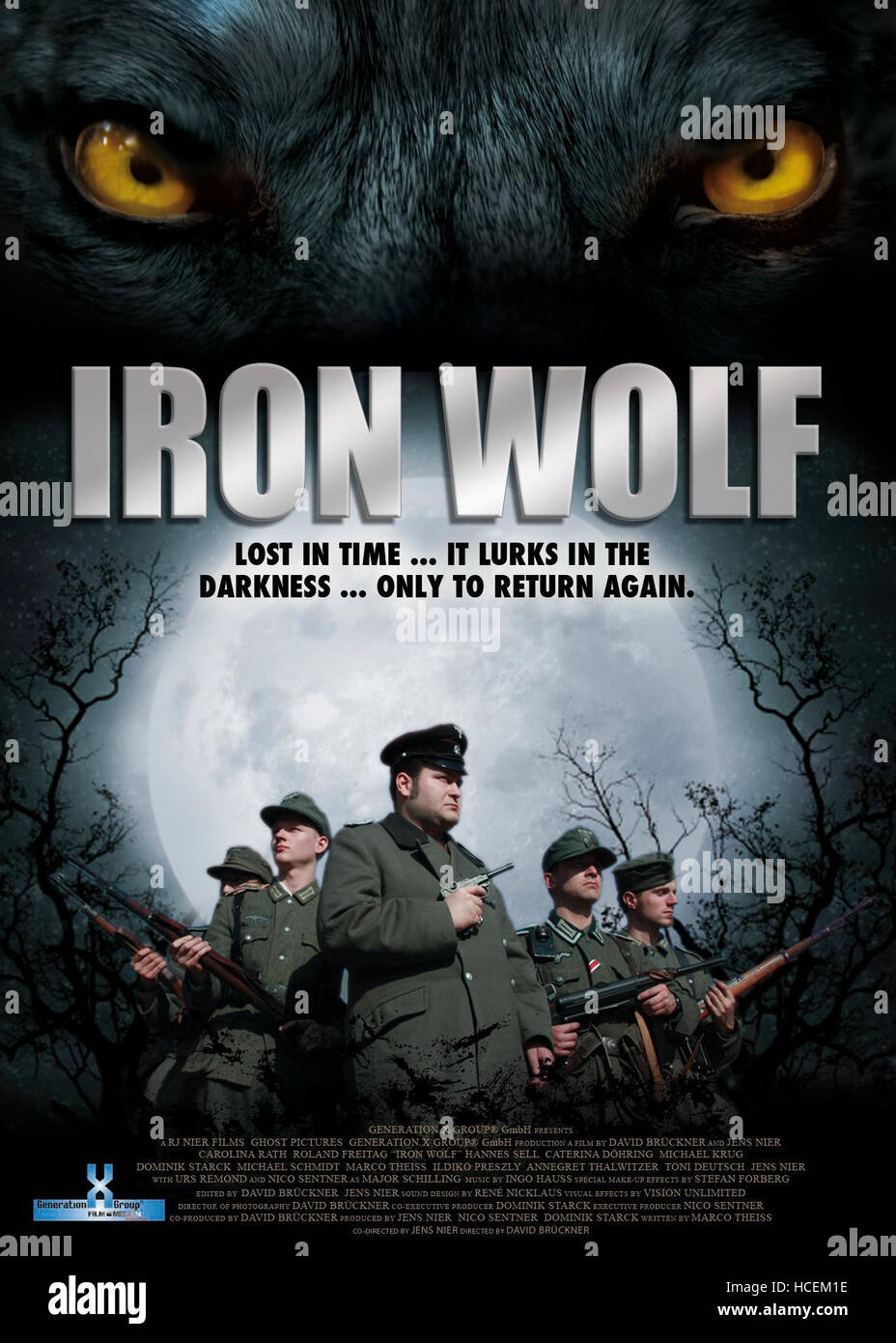 IRON WOLF, poster, 2013. ©Generation X Group Film- & Medienproduktion/Courtesy Everett Collection Stock Photo