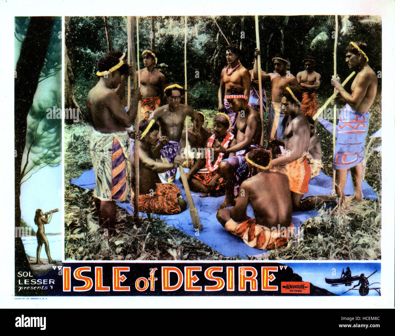 ISLE OF DESIRE, 1930 Stock Photo