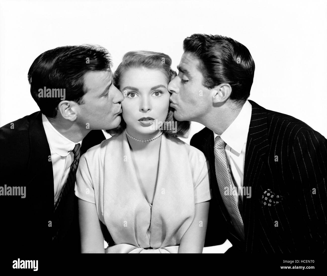 JUST THIS ONCE, from left Richard Anderson, Leigh, Peter Lawford