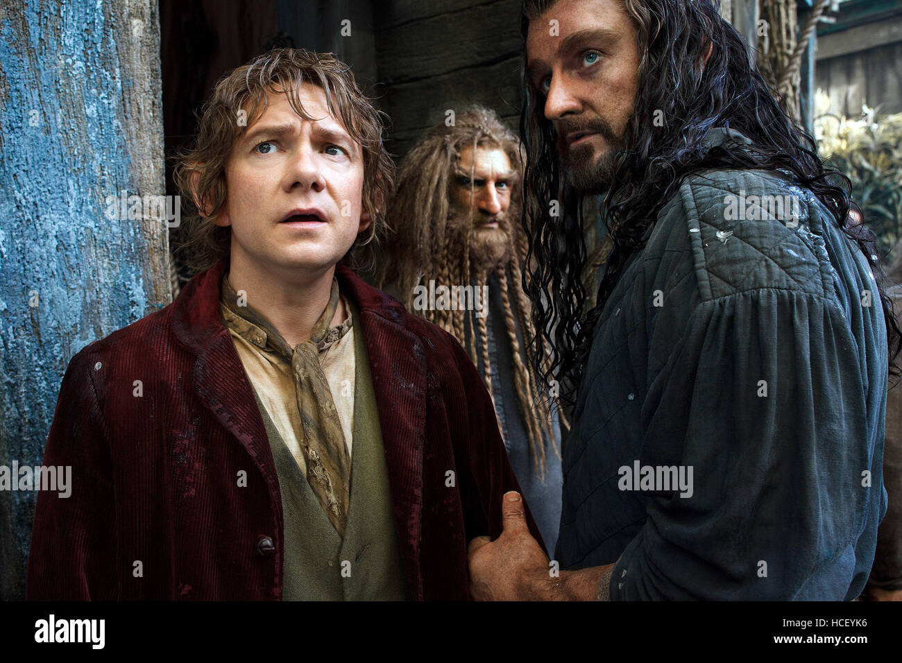 THE HOBBIT: THE DESOLATION OF SMAUG, from left: Martin Freeman, Jed ...