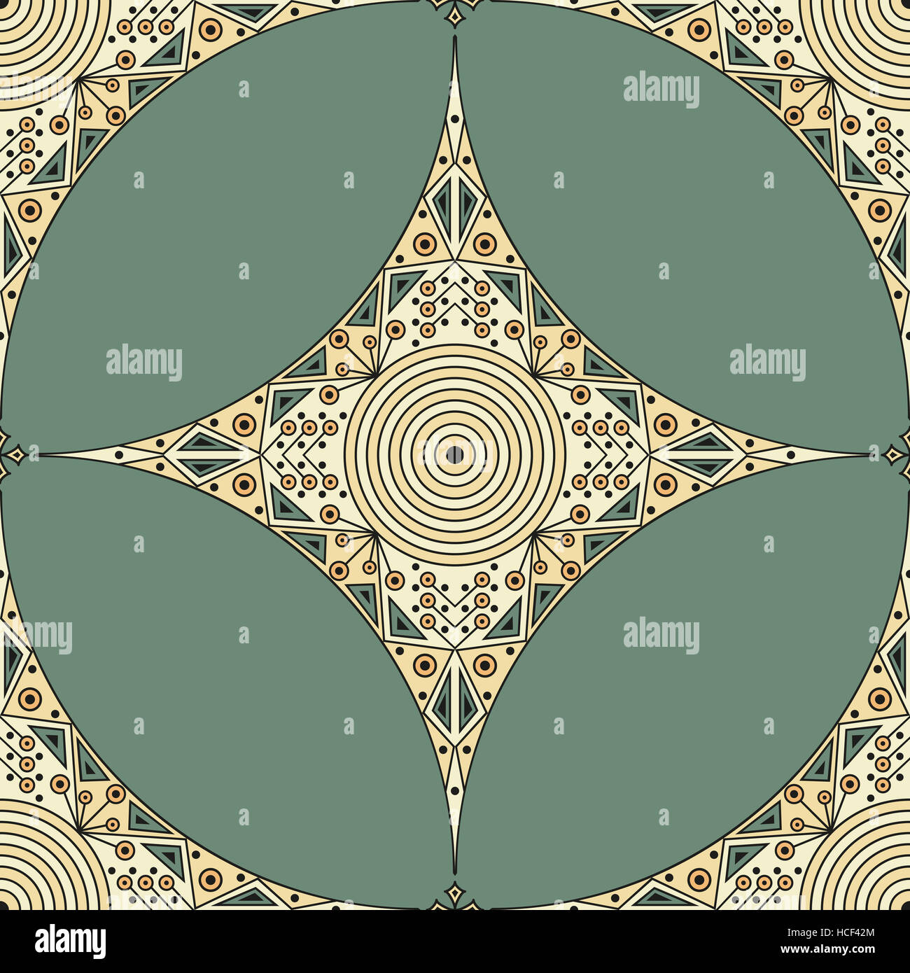 Colorful ethnic patterned background. Arabesque vector ornament Stock ...