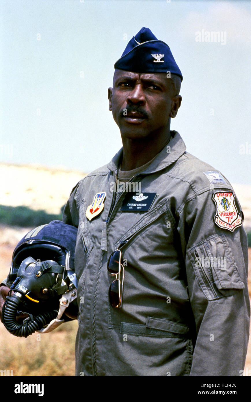 IRON EAGLE, Louis Gossett, 1986, (c) TriStar/courtesy Everett