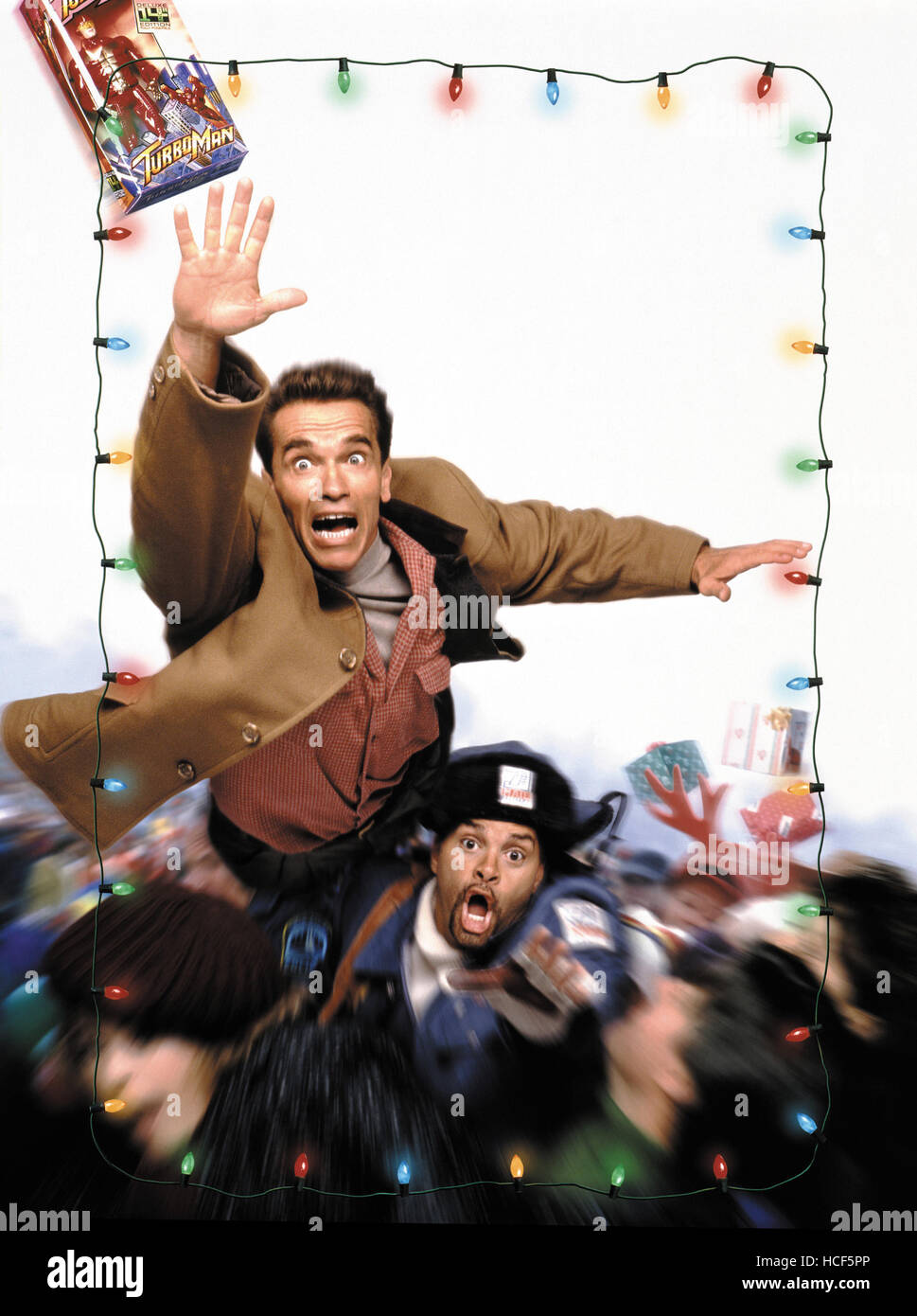 JINGLE ALL THE WAY, Arnold Schwarzenegger, Sinbad, 1996. TM and