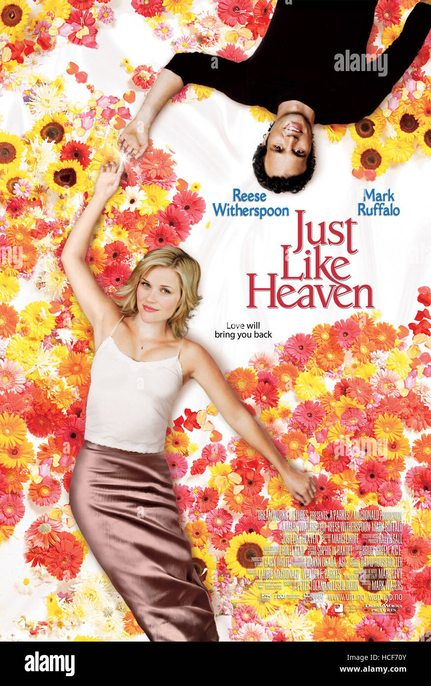 JUST LIKE HEAVEN, Norwegian poster art, from left Reese Witherspoon, Mark Ruffalo, 2005