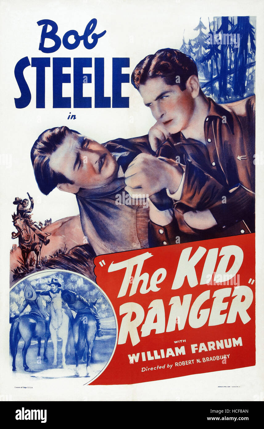 Kid Renger THE KID RANGER, US poster art, from left: Charles King, Bob Steele ...
