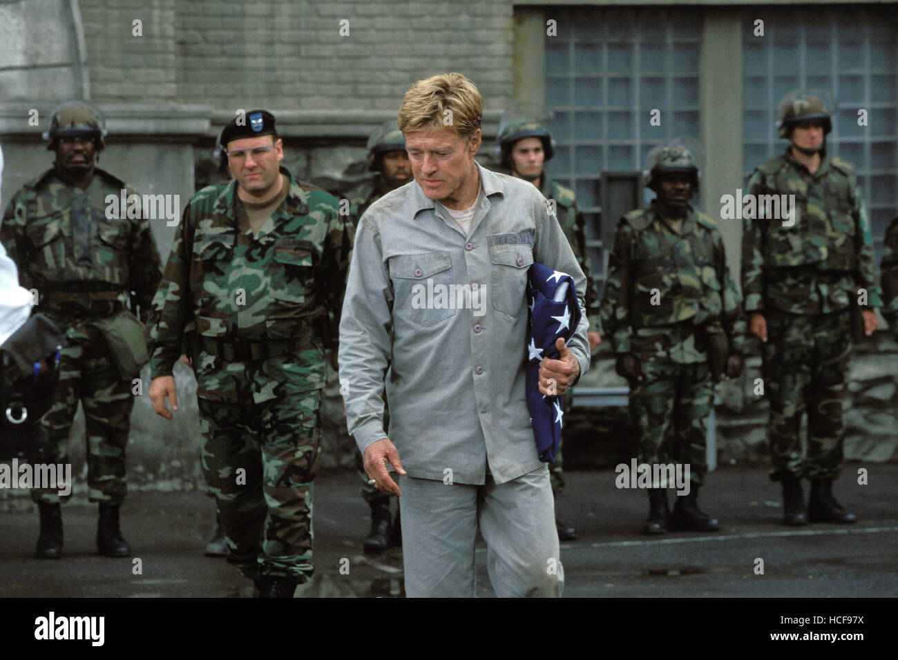 LAST CASTLE, James Gandolfini, Robert Redford, 2001 Stock Photo Alamy