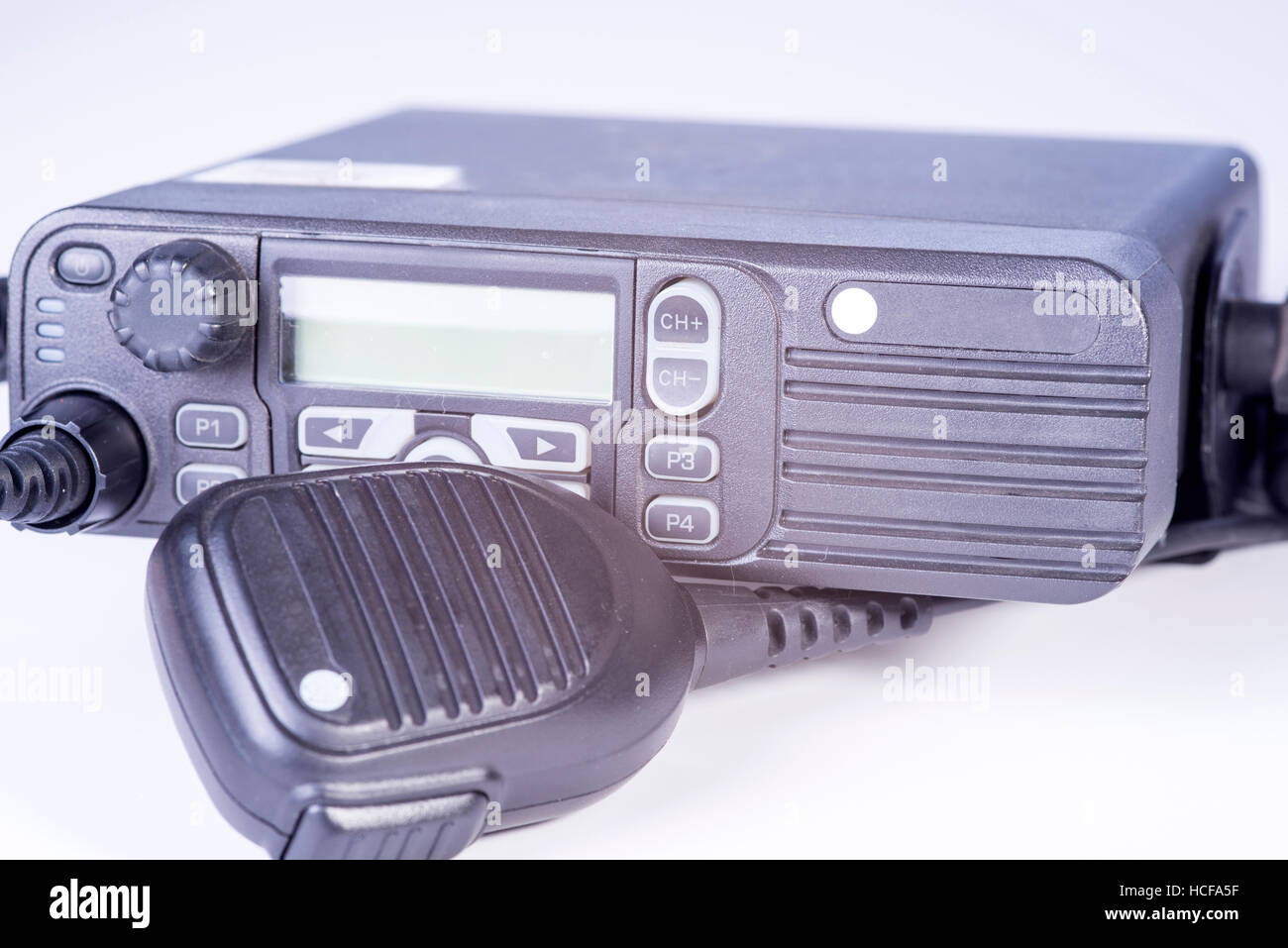 Black compact professional portable radio set Stock Photo Alamy