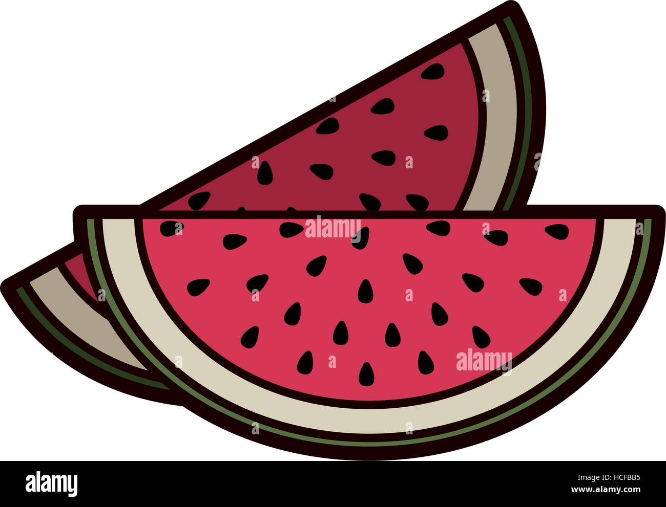 Isolated watermelon fruit design Stock Vector Image & Art - Alamy