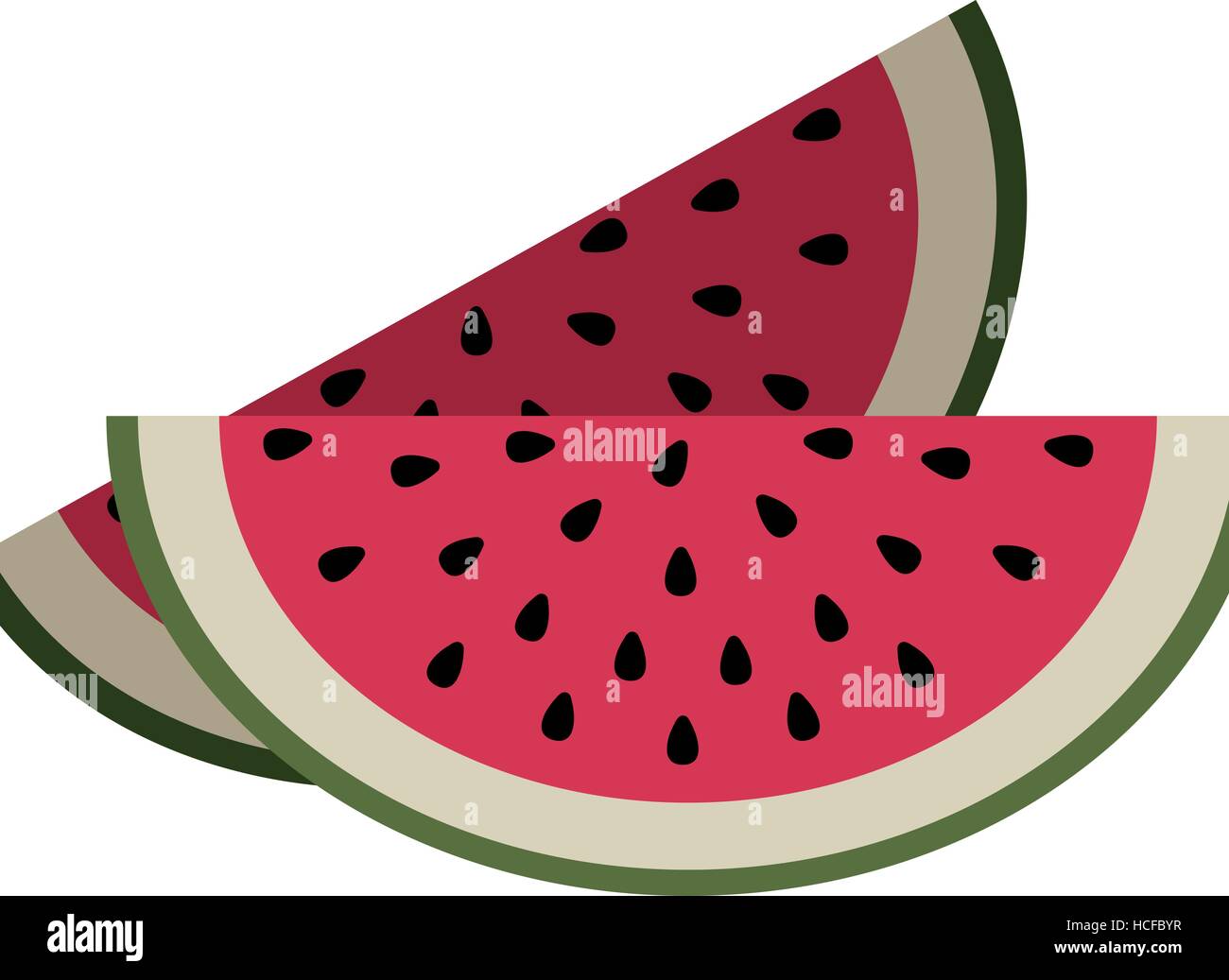Isolated watermelon fruit design Stock Vector Image & Art - Alamy