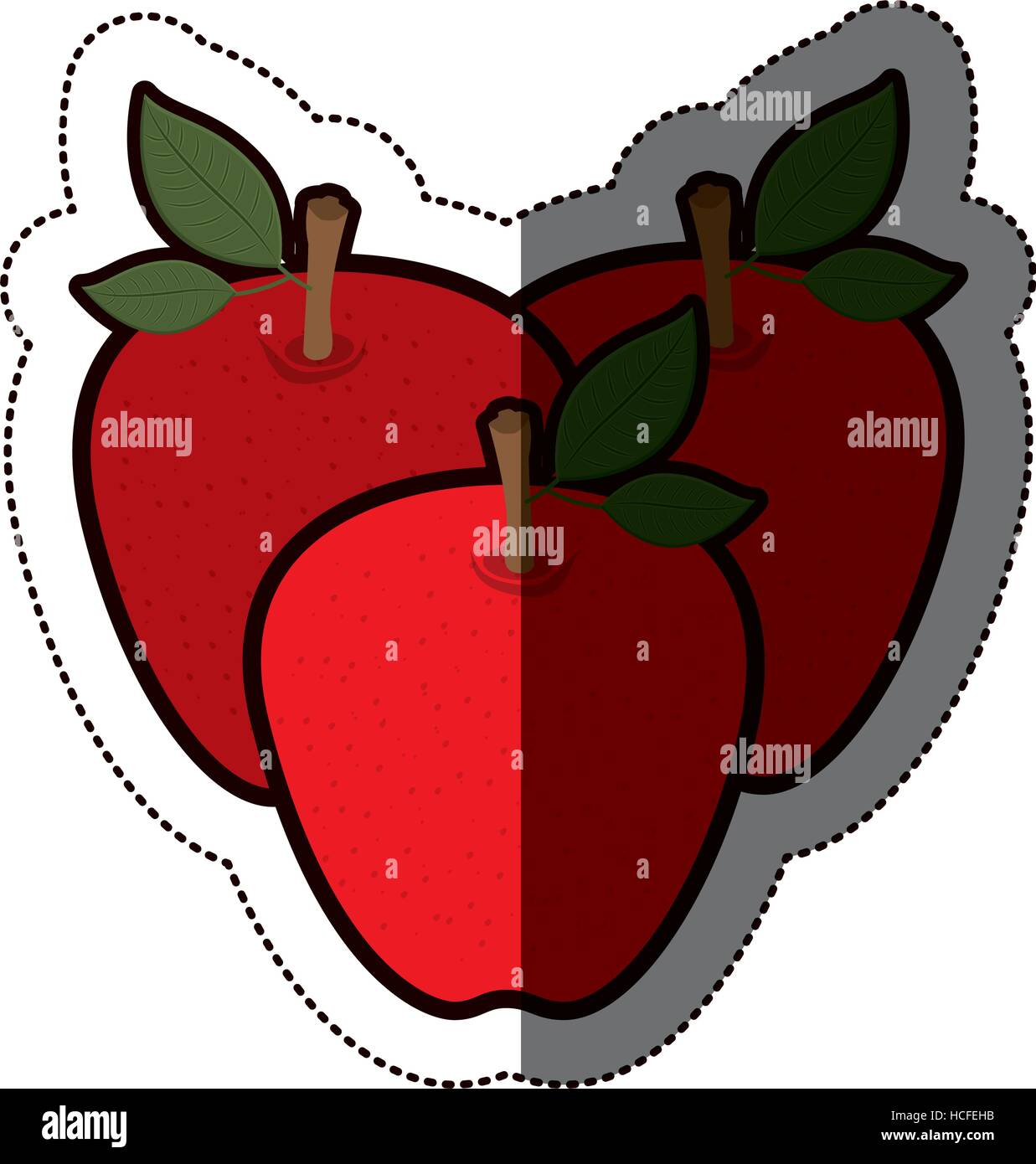 Isolated apple fruit design Stock Vector Image & Art - Alamy