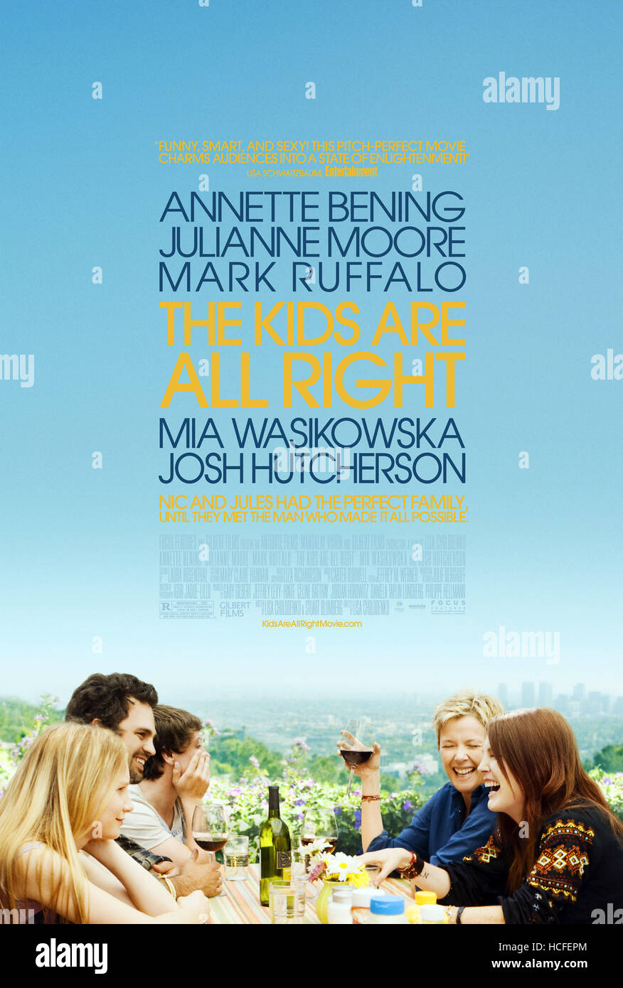 THE KIDS ARE ALL RIGHT, from left Mia Wasikowska, Mark Ruffalo, Josh