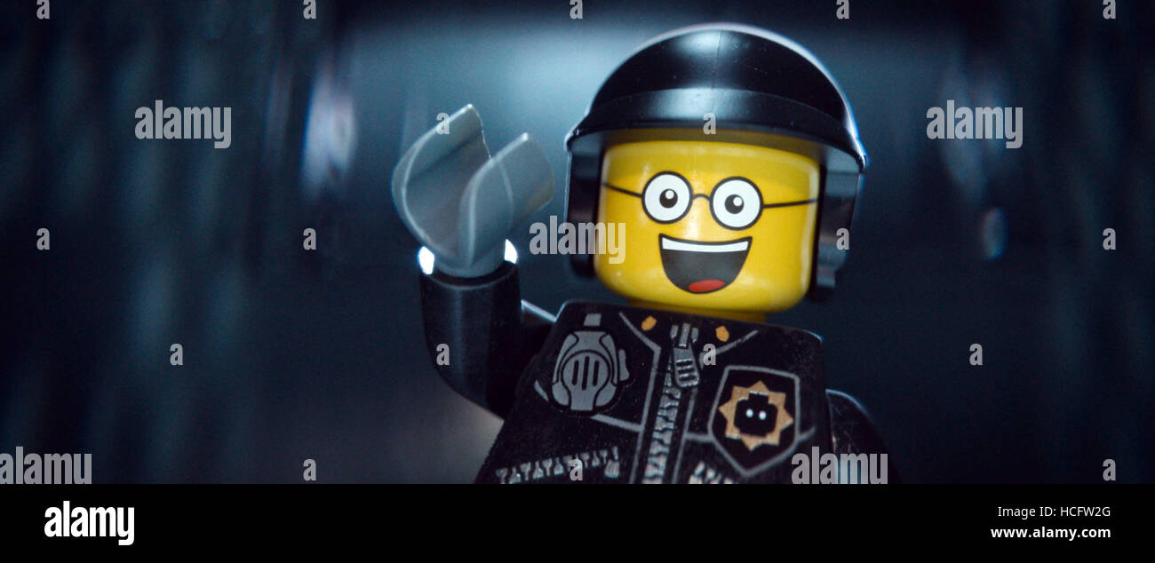 THE LEGO MOVIE, Bad Cop/Good Cop (voice: Liam Neeson), 2014. ©Warner Bros.  Pictures/courtesy Everett Collection Stock Photo - Alamy
