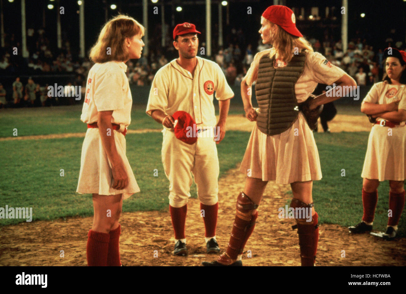 A LEAGUE OF THEIR OWN, Lori Petty, Tom Hanks, Geena Davis, Rosie O(02)