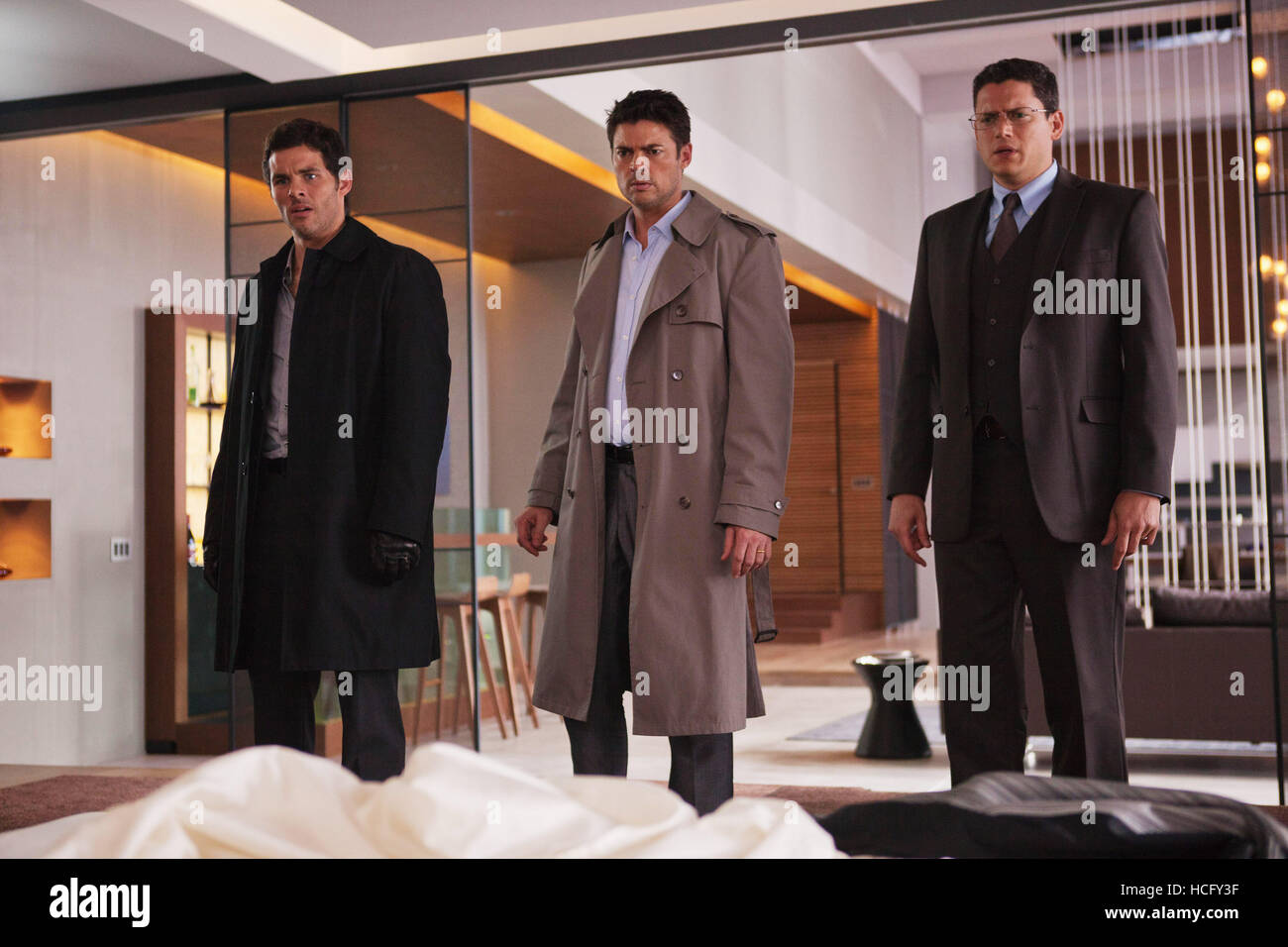 THE LOFT, lr James Marsden, Karl Urban, Wentworth Miller, 2014