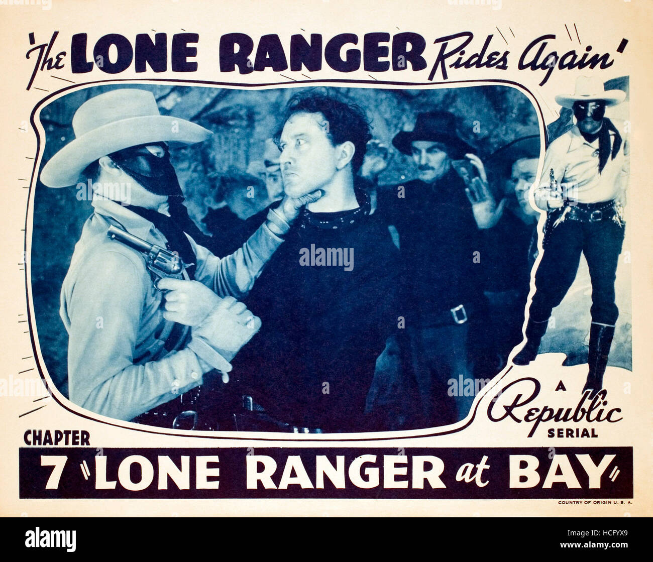 THE LONE RANGER RIDES AGAIN, (Chapter 7: Lone Ranger at Bay), Robert ...