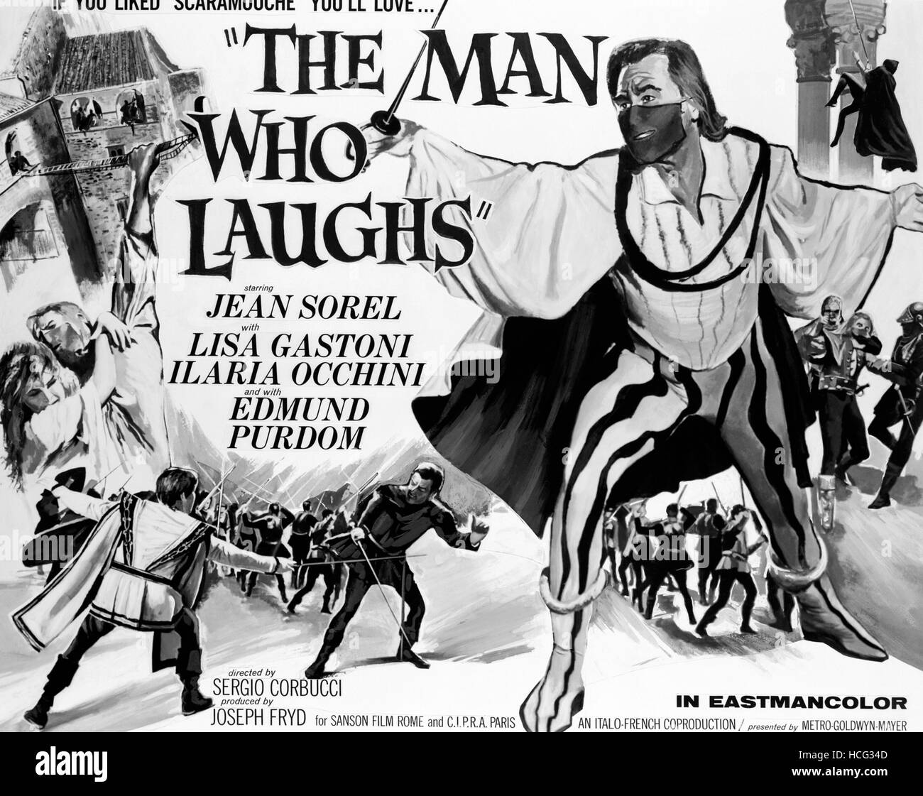 THE MAN WHO LAUGHS, (aka L'UOMO CHE RIDE), Jean Sorel (right), 1966 Stock  Photo - Alamy